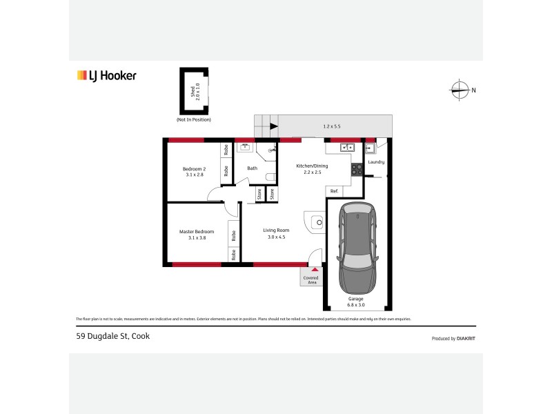 59 Dugdale Street, Cook ACT 2614 Floorplan
