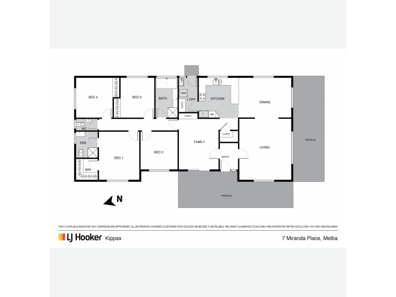 7 Miranda Place, Melba ACT 2615 Floorplan