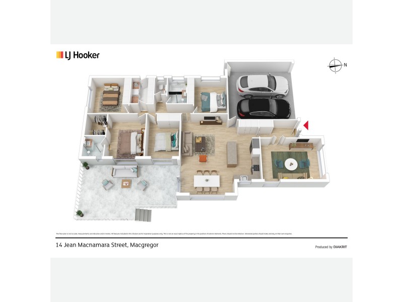 14 Jean Macnamara Street, Macgregor ACT 2615 Floorplan