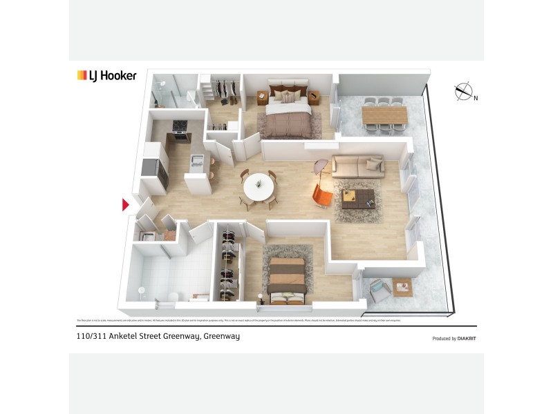 110/311 Anketell Street, Greenway ACT 2900 Floorplan