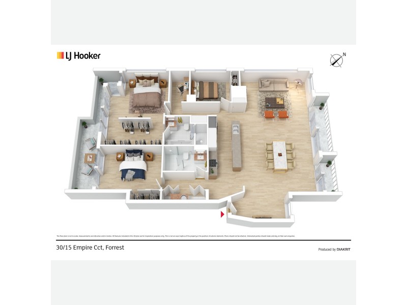 30/15 Empire Circuit, Forrest ACT 2603 Floorplan