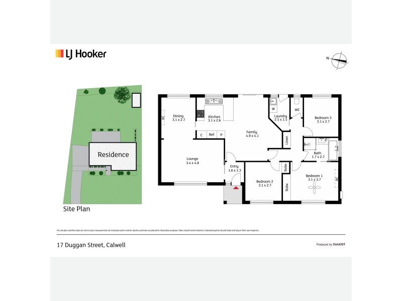 17 Duggan Street, Calwell ACT 2905 Floorplan