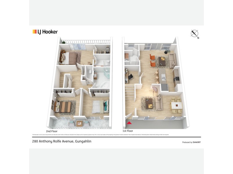 280 Anthony Rolfe Avenue, Gungahlin ACT 2912 Floorplan