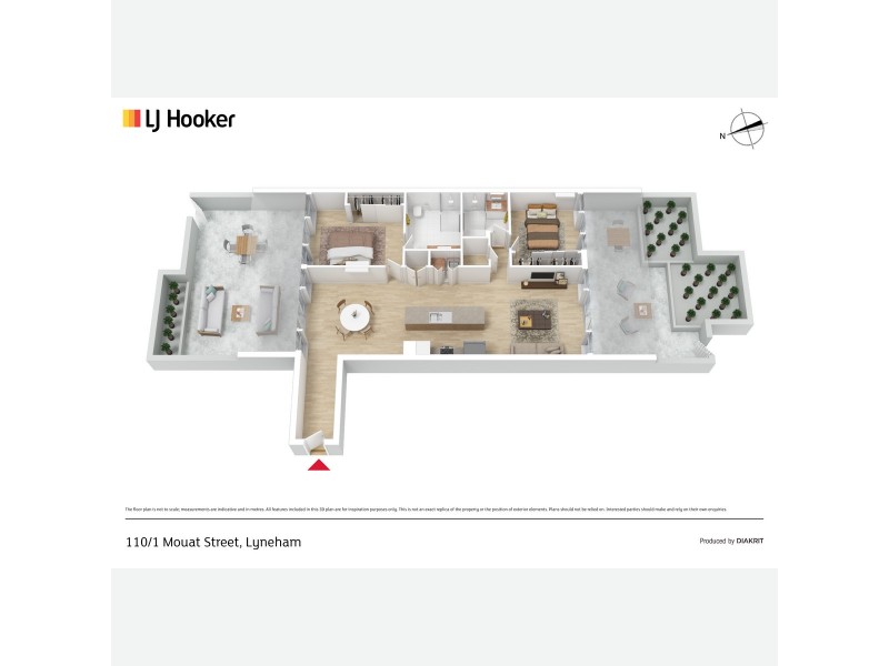 110/1 Mouat Street, Lyneham ACT 2602 Floorplan