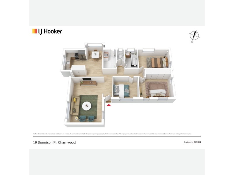 19 Donnison Place, Charnwood ACT 2615 Floorplan
