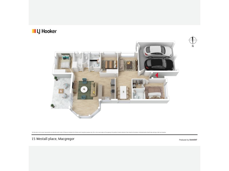 15 Westall Close, Dunlop ACT 2615 Floorplan