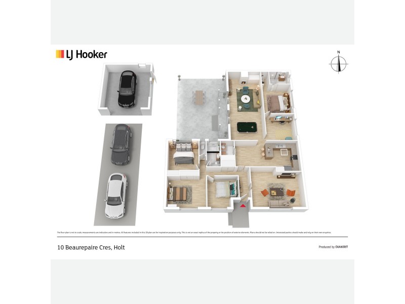 10 Beaurepaire Crescent, Holt ACT 2615 Floorplan