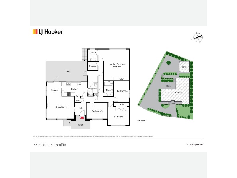 58 Hinkler Street, Scullin ACT 2614 Floorplan