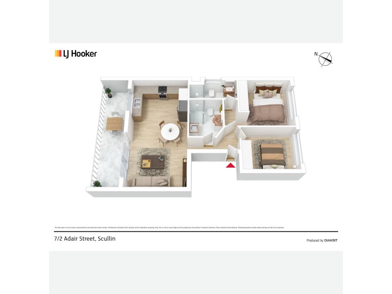 7/2 Adair Street, Scullin ACT 2614 Floorplan
