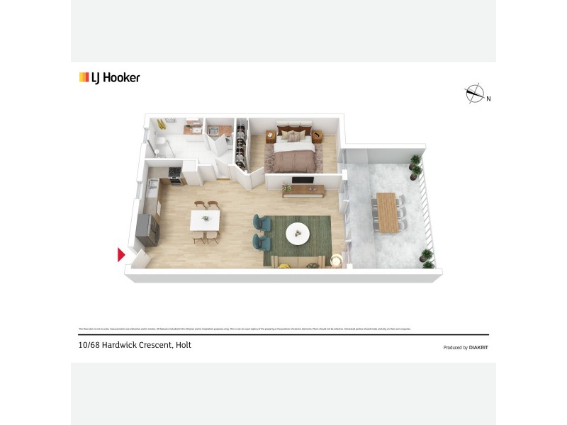 10/68 Hardwick Crescent, Holt ACT 2615 Floorplan