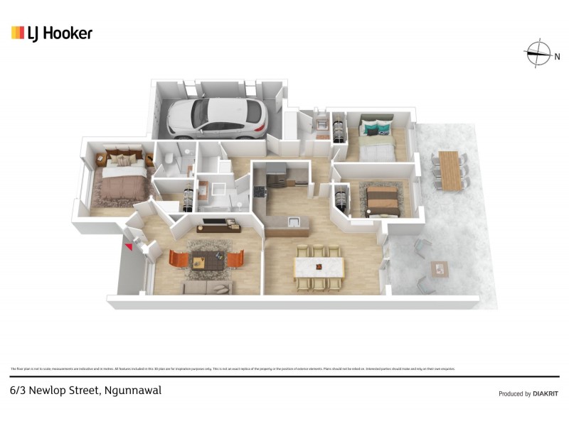6/3 Newlop Street, Ngunnawal ACT 2913 Floorplan