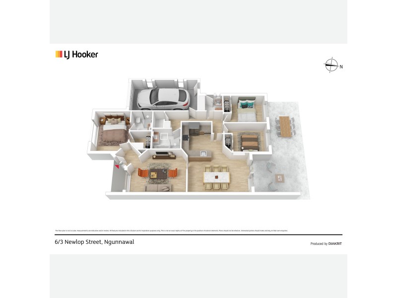 6/3 Newlop Street, Ngunnawal ACT 2913 Floorplan