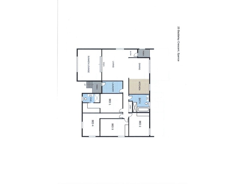 25 Baddeley Crescent, Spence ACT 2615 Floorplan