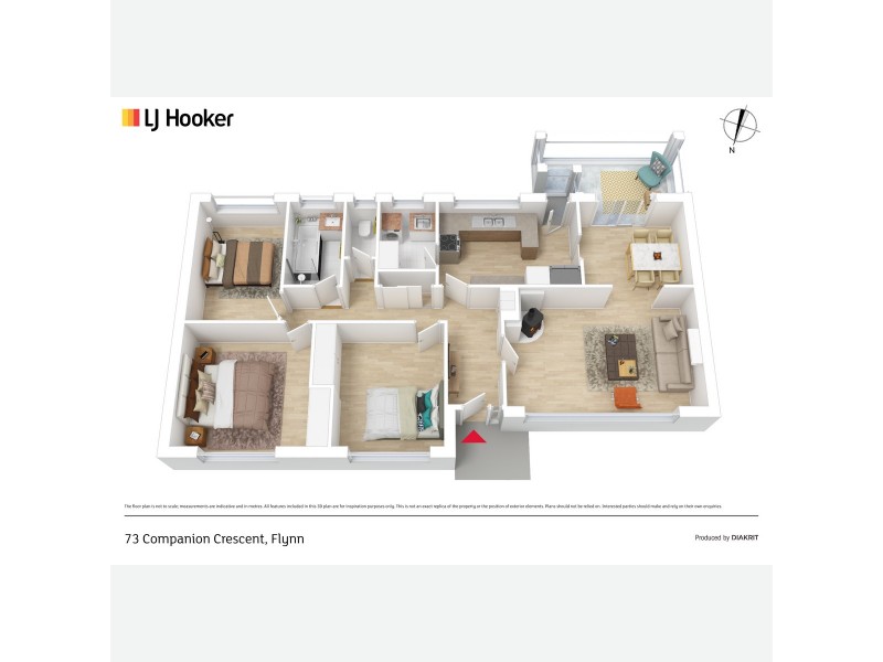 73 Companion Crescent, Flynn ACT 2615 Floorplan