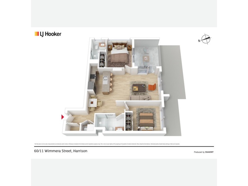60/11 Wimmera Street, Harrison ACT 2914 Floorplan