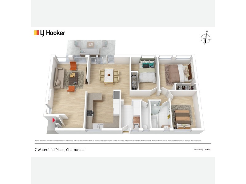 7 Waterfield Place, Charnwood ACT 2615 Floorplan