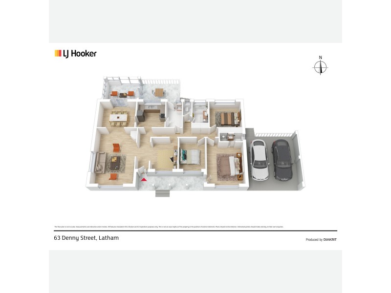 63 Denny Street, Latham ACT 2615 Floorplan