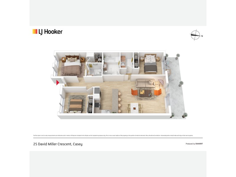 25 David Miller Crescent, Casey ACT 2913 Floorplan