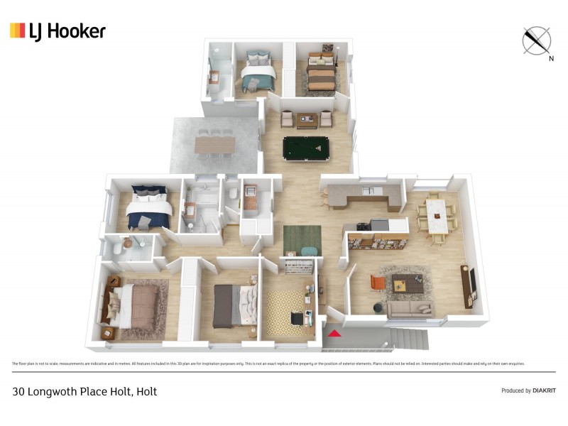 30 Longworth Place, Holt ACT 2615 Floorplan