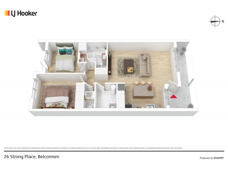 26 Strong Place, Belconnen ACT 2617 Floorplan