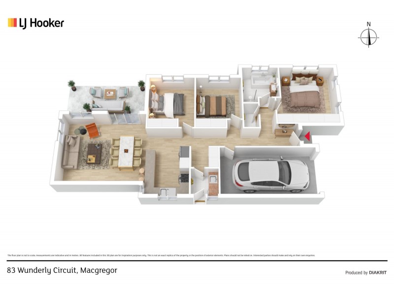 83 Wunderly Circuit, Macgregor ACT 2615 Floorplan