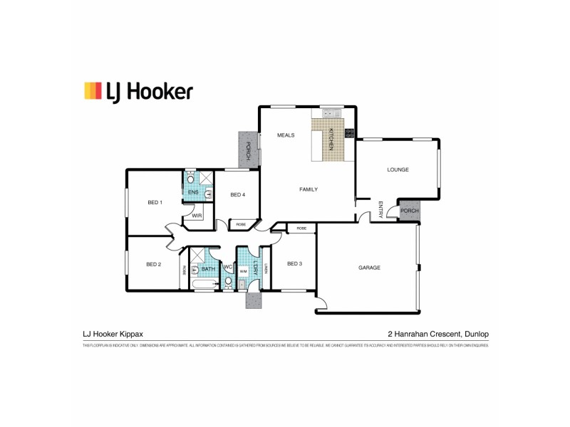 2 Hanrahan Crescent, Dunlop ACT 2615 Floorplan