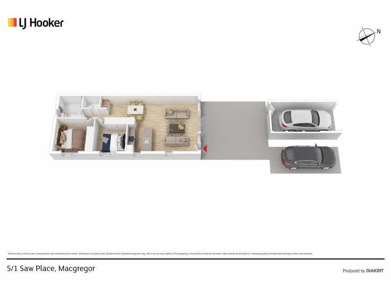 5/1 Saw Place, Macgregor ACT 2615 Floorplan