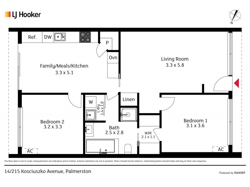 14/215 Kosciuszko Avenue, Palmerston ACT 2913