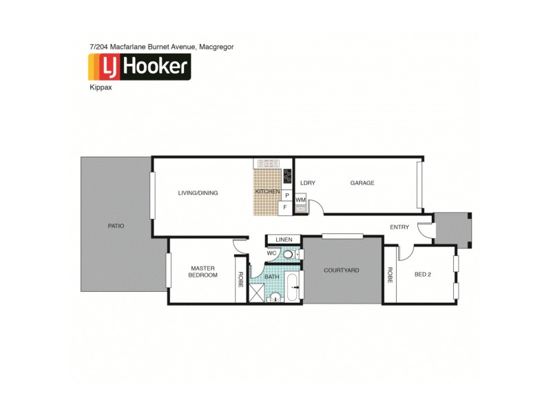 7/204 Macfarlane Burnet Avenue, Macgregor ACT 2615 Floorplan