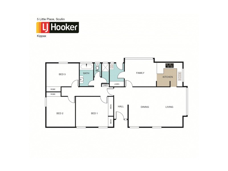5 Little Place, Scullin ACT 2614 Floorplan
