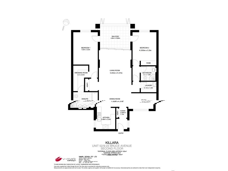 52/9-23 Bruce Avenue, Killara NSW 2071 Floorplan