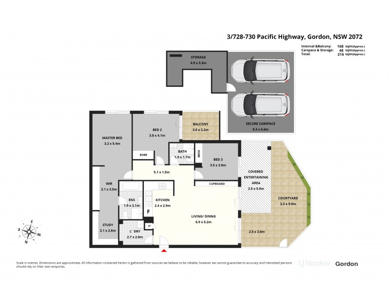 3/728 Pacific Highway, Gordon NSW 2072 Floorplan