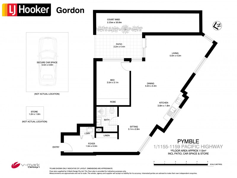 1/1155 Pacific Highway, Pymble NSW 2073 Floorplan