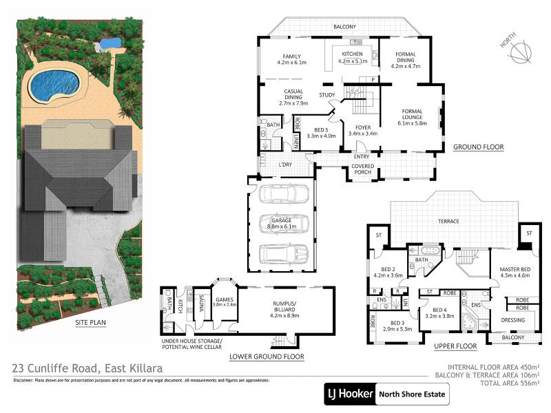 23 Cunliffe Road, East Killara NSW 2071 Floorplan