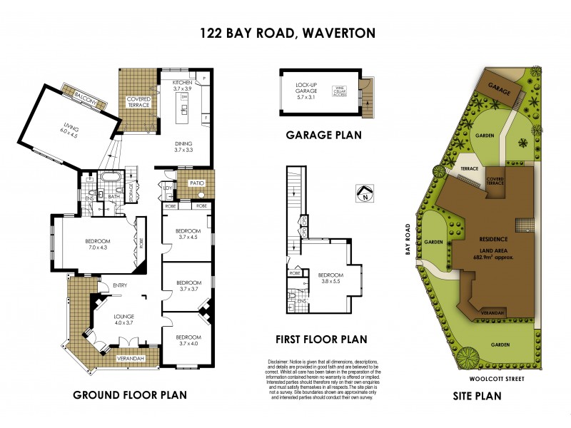 122 Bay Road, Waverton NSW 2060 Floorplan