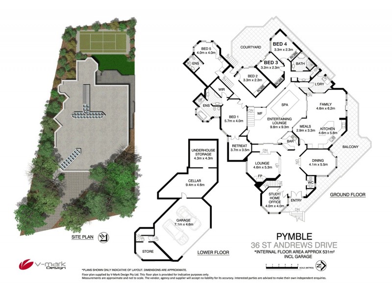 36 St Andrews Drive, Pymble NSW 2073 Floorplan