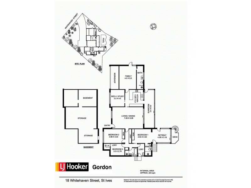 18 Whitehaven Street, St Ives NSW 2075 Floorplan