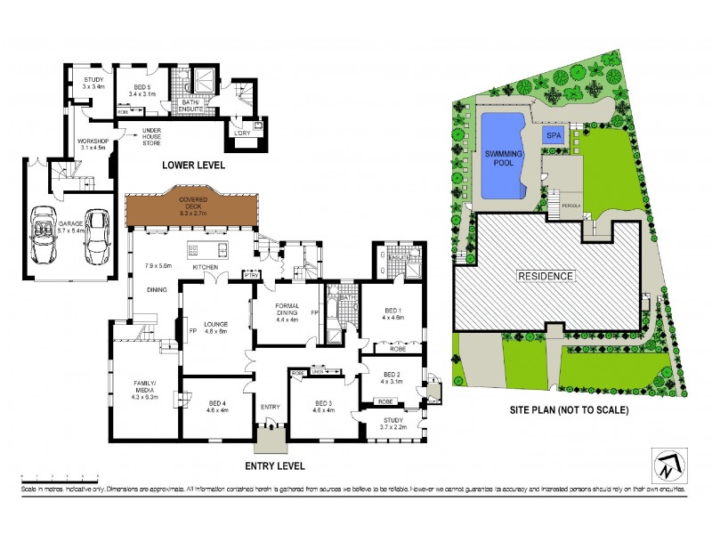 5 Fiddens Wharf Road, Killara NSW 2071 Floorplan
