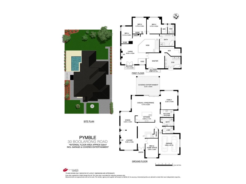 30 Boolarong Road, Pymble NSW 2073 Floorplan