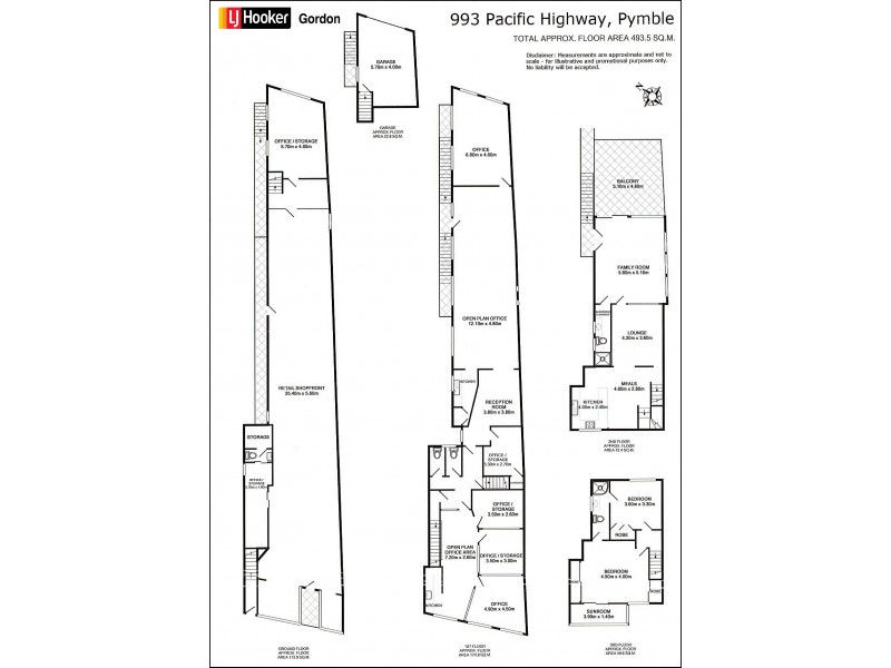 993 Pacific Highway, Pymble NSW 2073 Floorplan