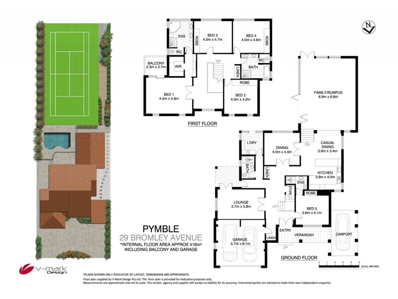 29 Bromley Avenue, Pymble NSW 2073 Floorplan