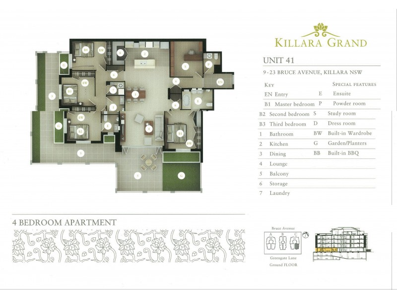 41/9-23 Bruce Avenue, Killara NSW 2071 Floorplan