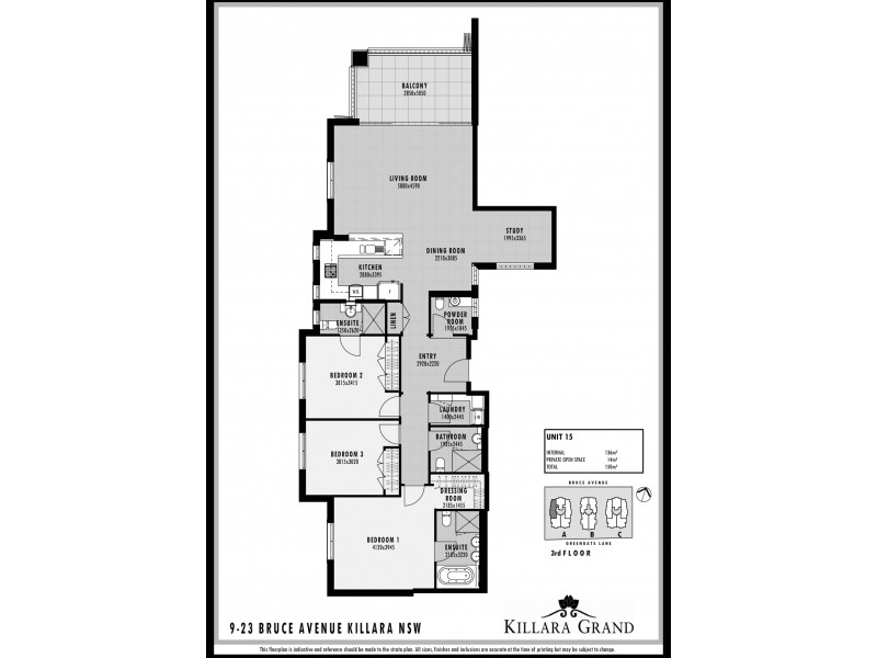 15/9-23 Bruce Avenue, Killara NSW 2071 Floorplan