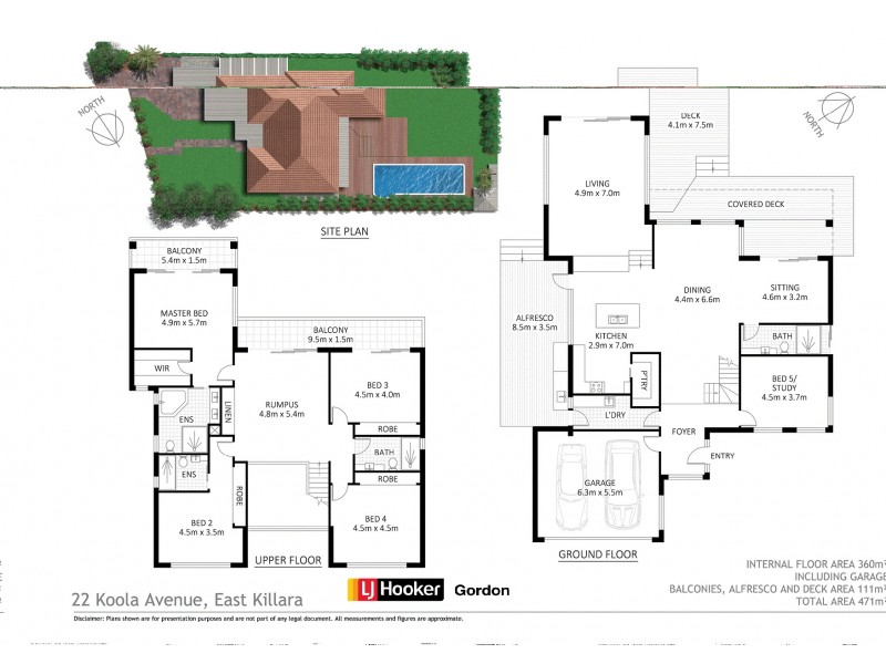 22 Koola Avenue, Killara NSW 2071 Floorplan