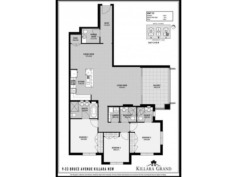 55/9-23 Bruce Avenue, Killara NSW 2071 Floorplan