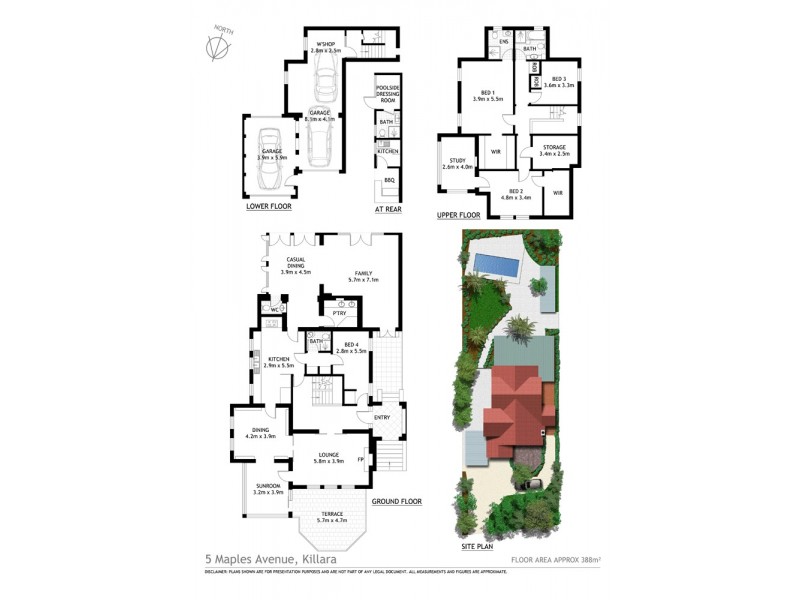 5 Maples Avenue, Killara NSW 2071 Floorplan