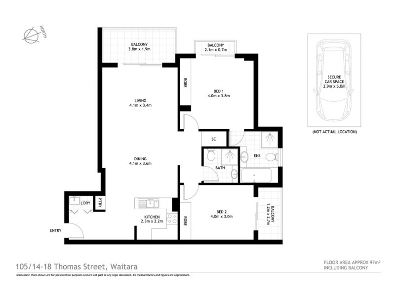 105/14-18 Thomas Street, Waitara NSW 2077 Floorplan