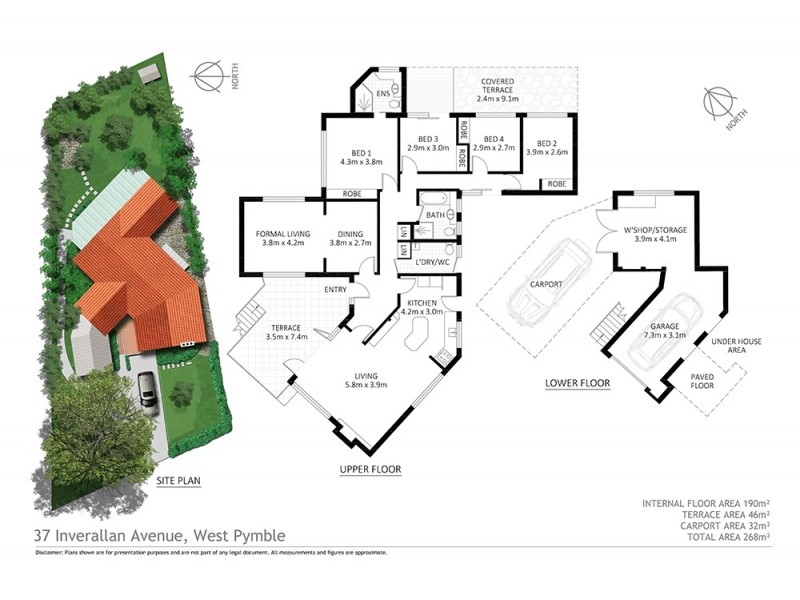 37 Inverallan Avenue, West Pymble NSW 2073 Floorplan