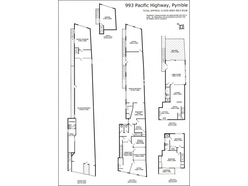993 Pacific Highway, Pymble NSW 2073 Floorplan