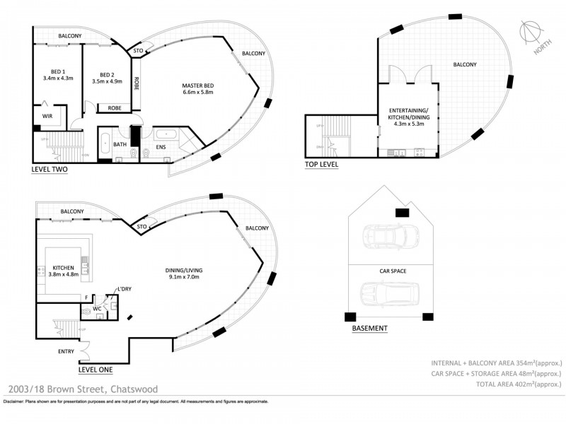 2003/8 Brown Street, Chatswood NSW 2067